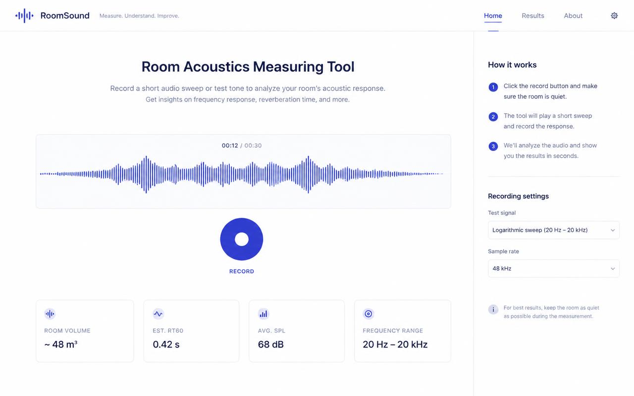 Roomtone screenshot